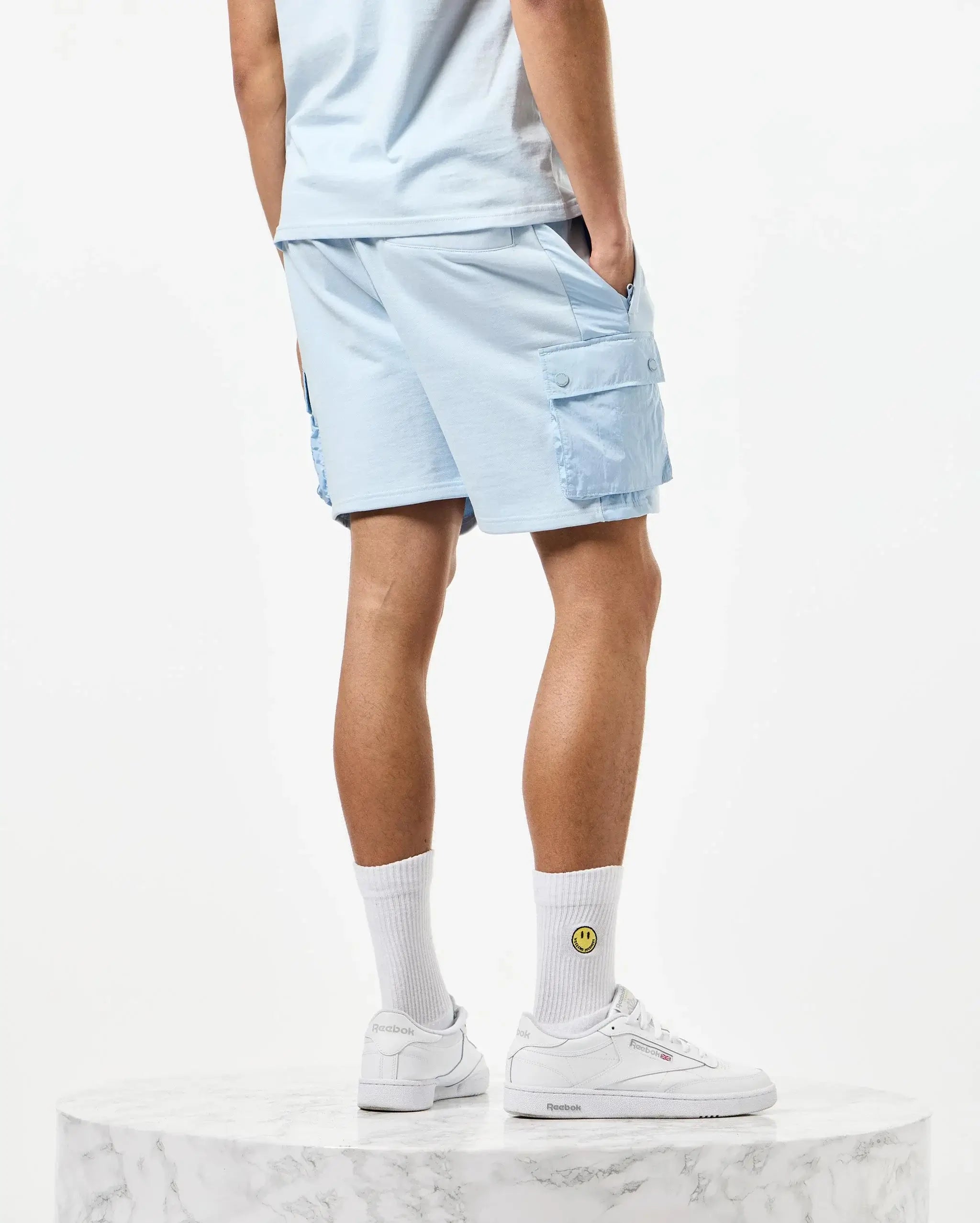 Weekend Offender Pink Sands Jogger Shorts | Ocean Wave