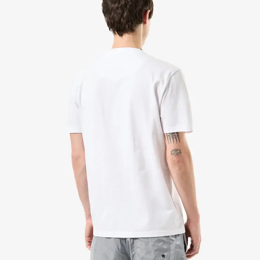 Weekend Offender Stiniva T-Shirt White/Smokey Grey – Contrast Parachute Pocket