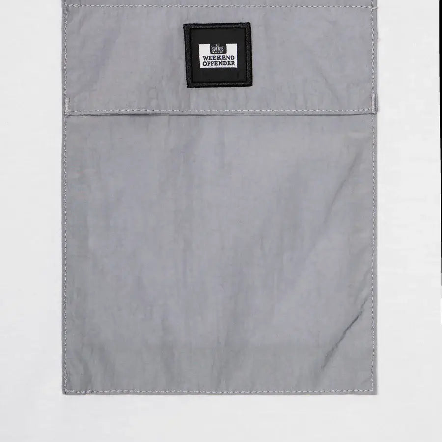 Weekend Offender Stiniva T-Shirt White/Smokey Grey – Contrast Parachute Pocket