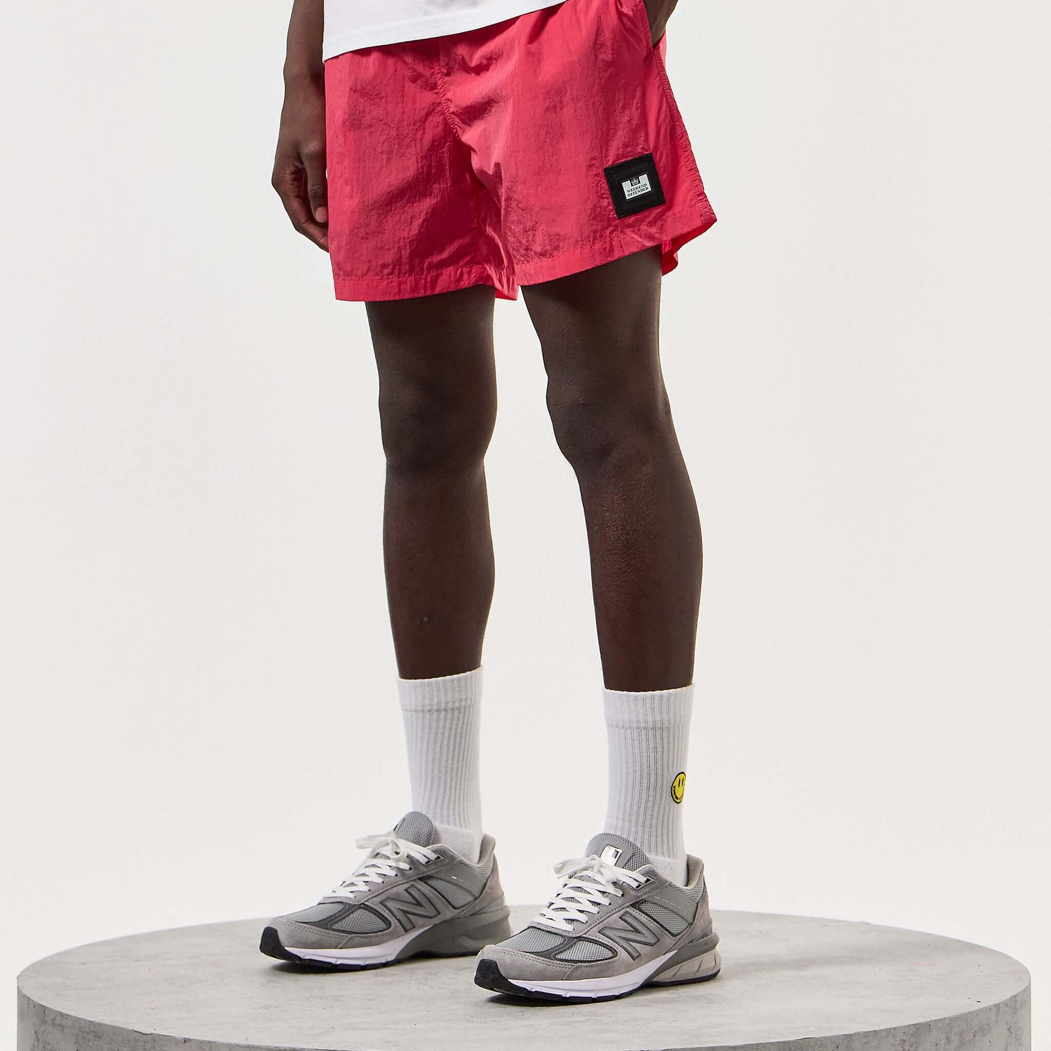 Weekend Offender Stacks Swim Shorts Anthurium Pink