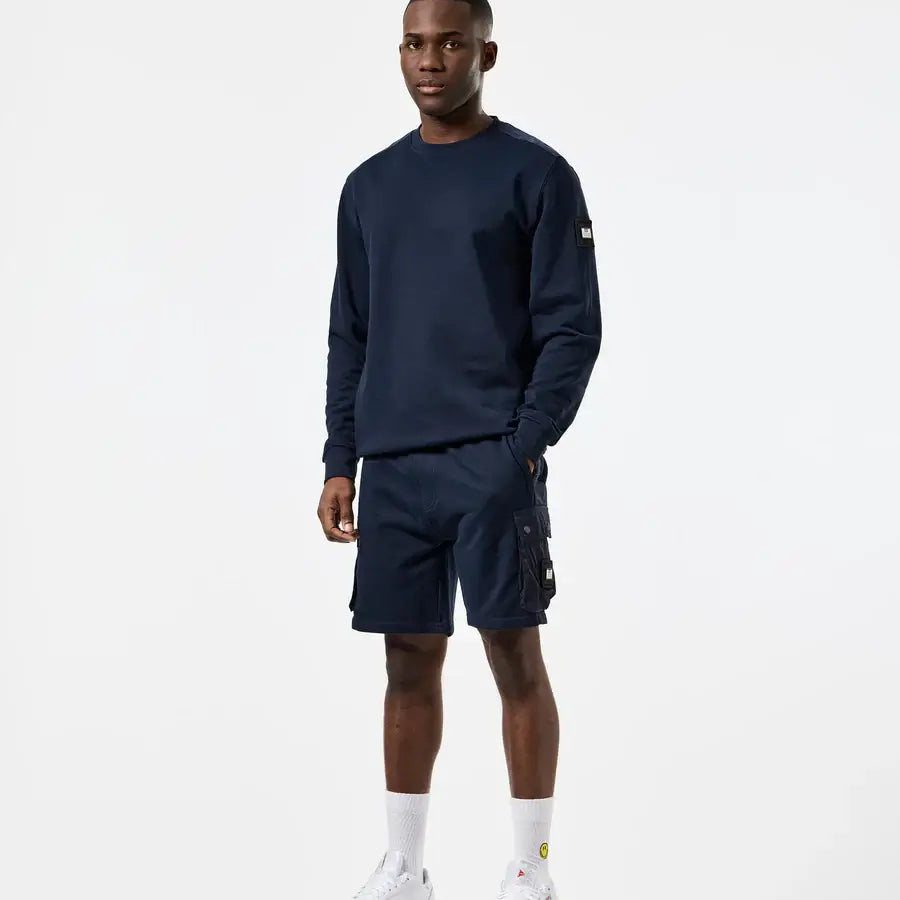 Weekend Offender Pink Sands Jogger Shorts | Navy