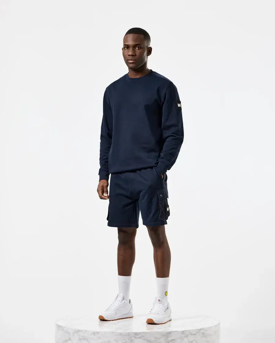 Weekend Offender Pink Sands Jogger Shorts | Navy