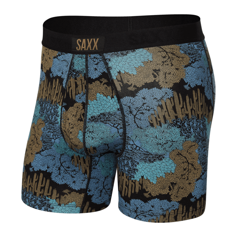 Saxx Ultra Super Soft Comfort Blend Boxer Briefs - Sonora - Camo Slate