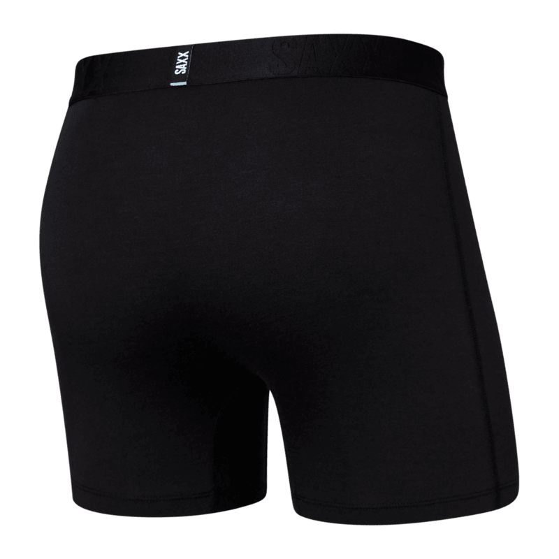 Saxx DROPTEMP™ Cooling Cotton 1 Pack Boxer Briefs - Black