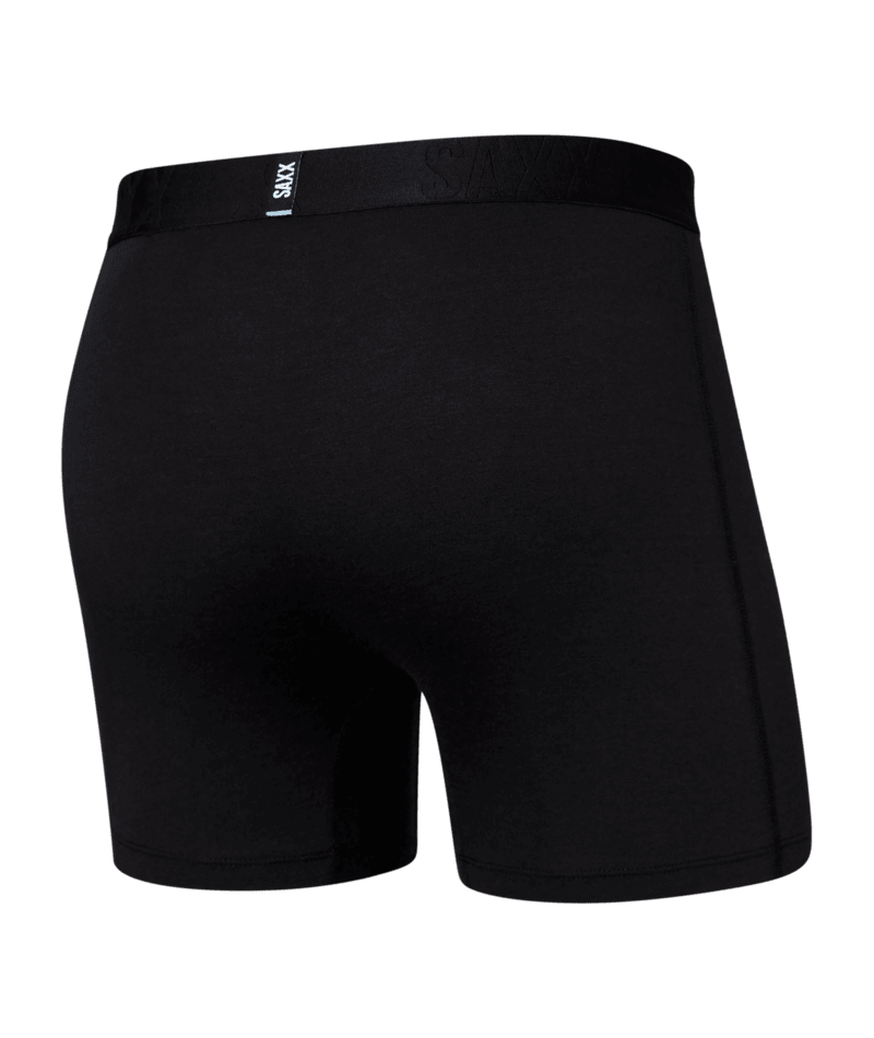 Saxx DROPTEMP™ Cooling Cotton 1 Pack Boxer Briefs - Black