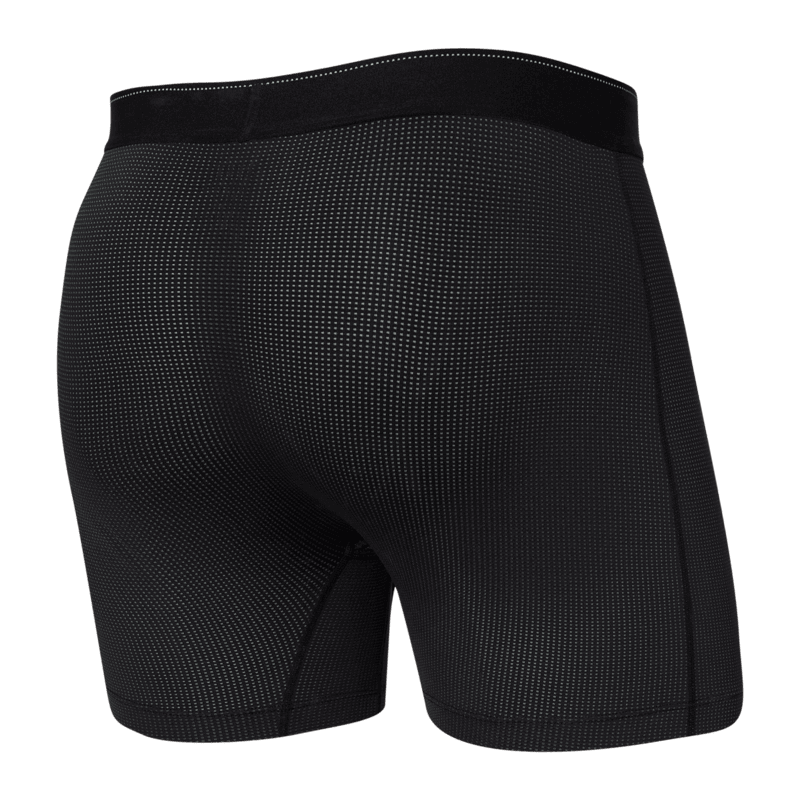 Saxx Underwear Quest Quick Dry Mesh Boxer Brief Fly - Black II