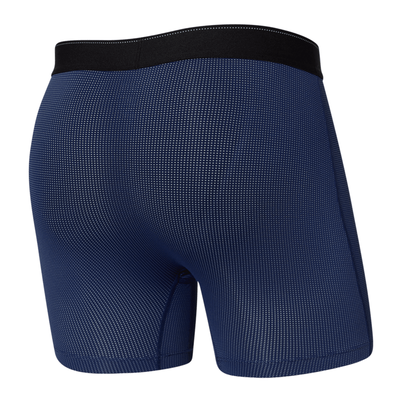 Saxx Underwear Quest Quick Dry Mesh Boxer Brief Fly - Midnight Blue II