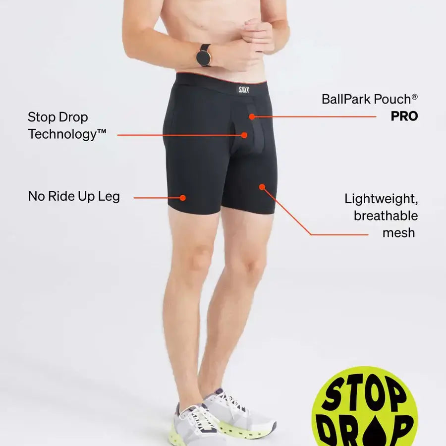 Saxx Multi Sport Performance 3 Pack Mesh Boxer Briefs - Wavelength / Navy / Black