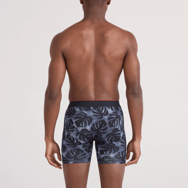 Saxx Multi-Sport Performance Mesh Boxer Brief 6" - Rem, Tropic Black