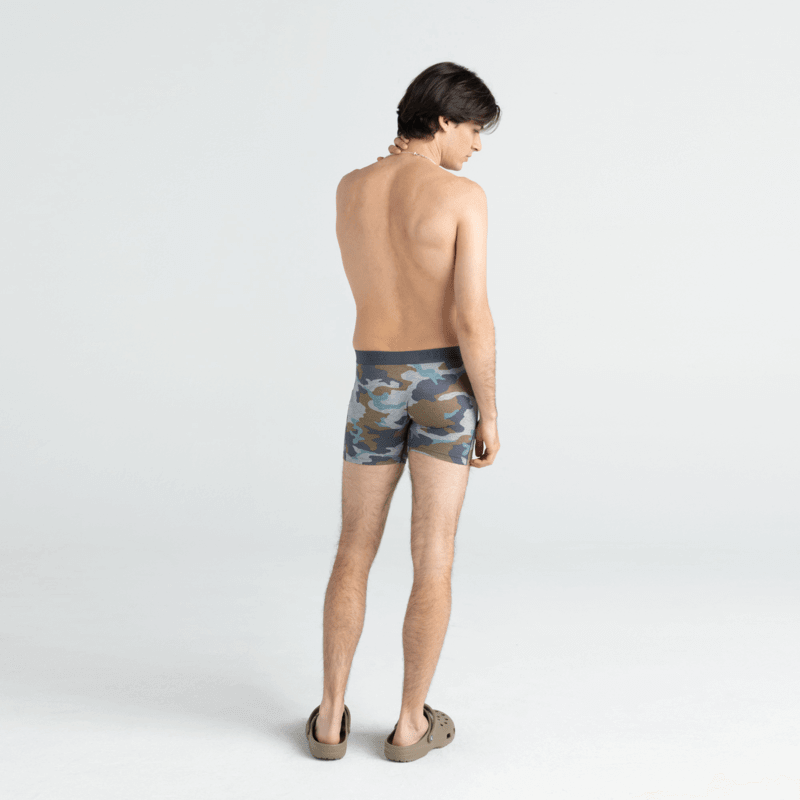 Saxx Vibe Supersoft 1 Pack Boxer Briefs - Grey Supersize Camo