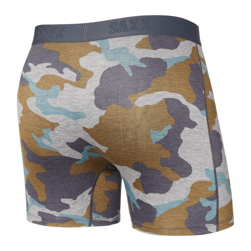 Saxx Vibe Supersoft 1 Pack Boxer Briefs - Grey Supersize Camo