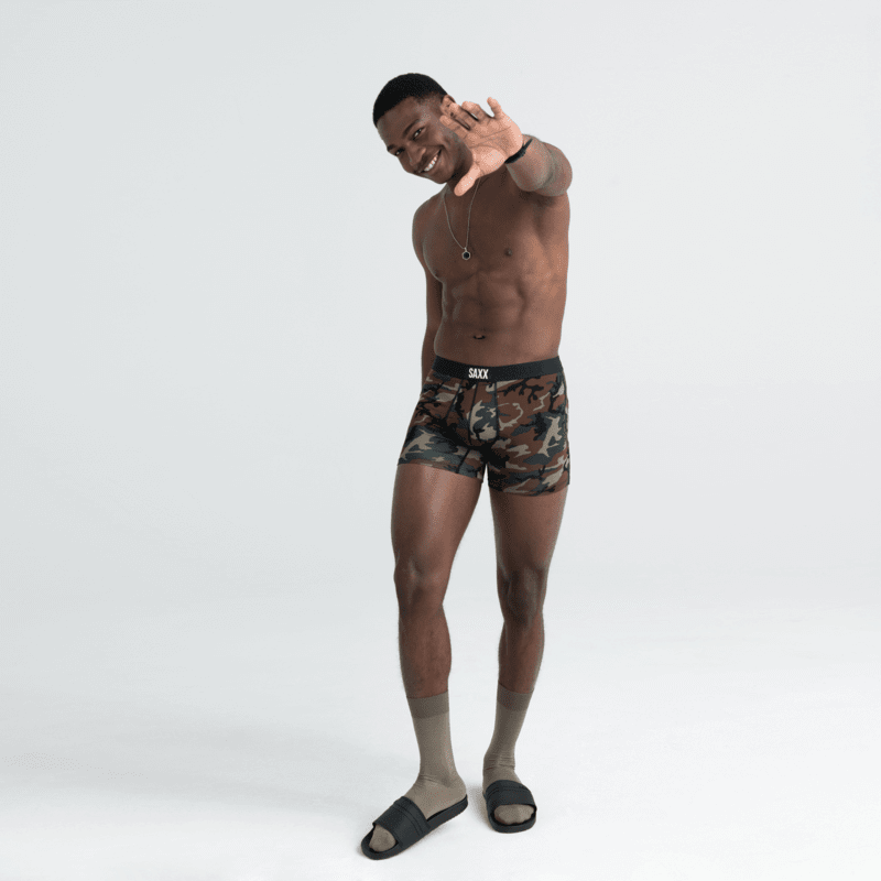 Saxx Vibe Supersoft 1 Pack Boxer Briefs - Woodland Camo