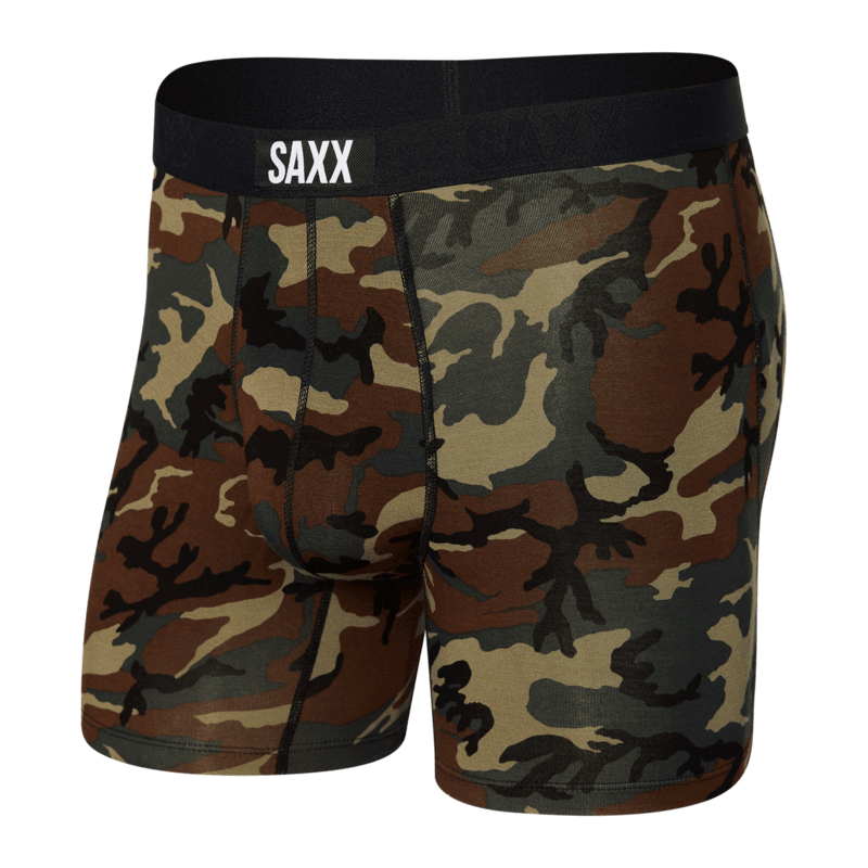 Saxx Vibe Supersoft 1 Pack Boxer Briefs - Woodland Camo