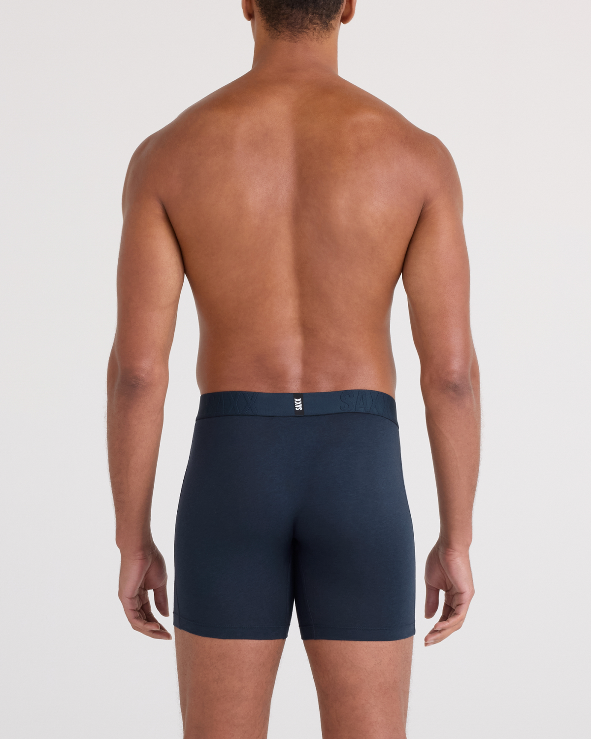 SAXX DropTemp™ Cooling Cotton Boxer Brief Fly 2-Pack – Dark Ink/Black - image 4