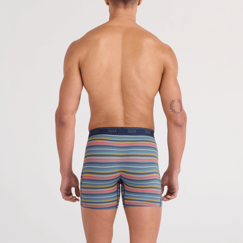 Saxx Quest QDM Boxer Brief Fly 2 Pack - Harvest Stripe / Maritime