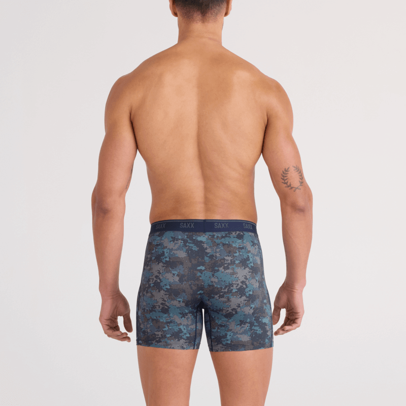 SAXX Quest Boxer Brief Fly 2 Pack – Matrix Camo / Black | Quick-Dry with BallPark Pouch®