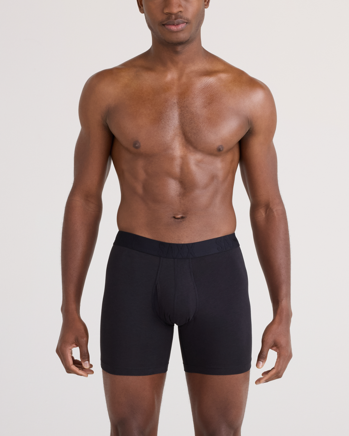 SAXX DropTemp™ Cooling Cotton Boxer Brief Fly 3-Pack – Black - image 3