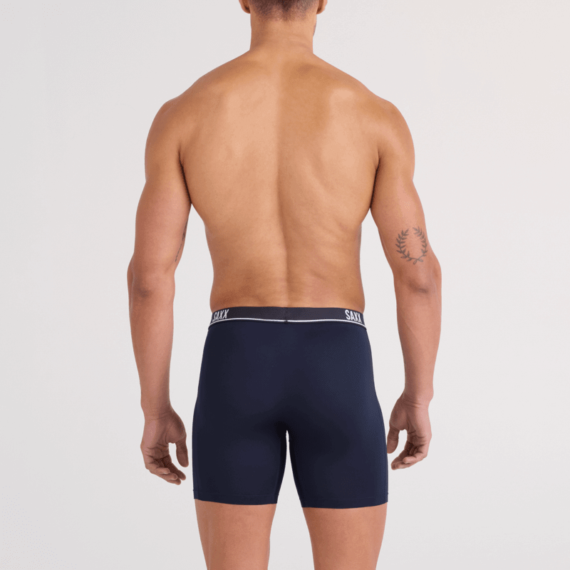 SAXX Essential Performance 3 Pack Boxer Briefs with Fly – Blue/Teal/Maritime