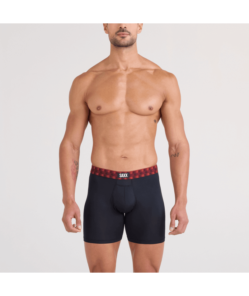 SAXX Multi-Sport Performance Mesh Boxer Briefs 3-Pack – Red/Mint/Blue Jagged WB