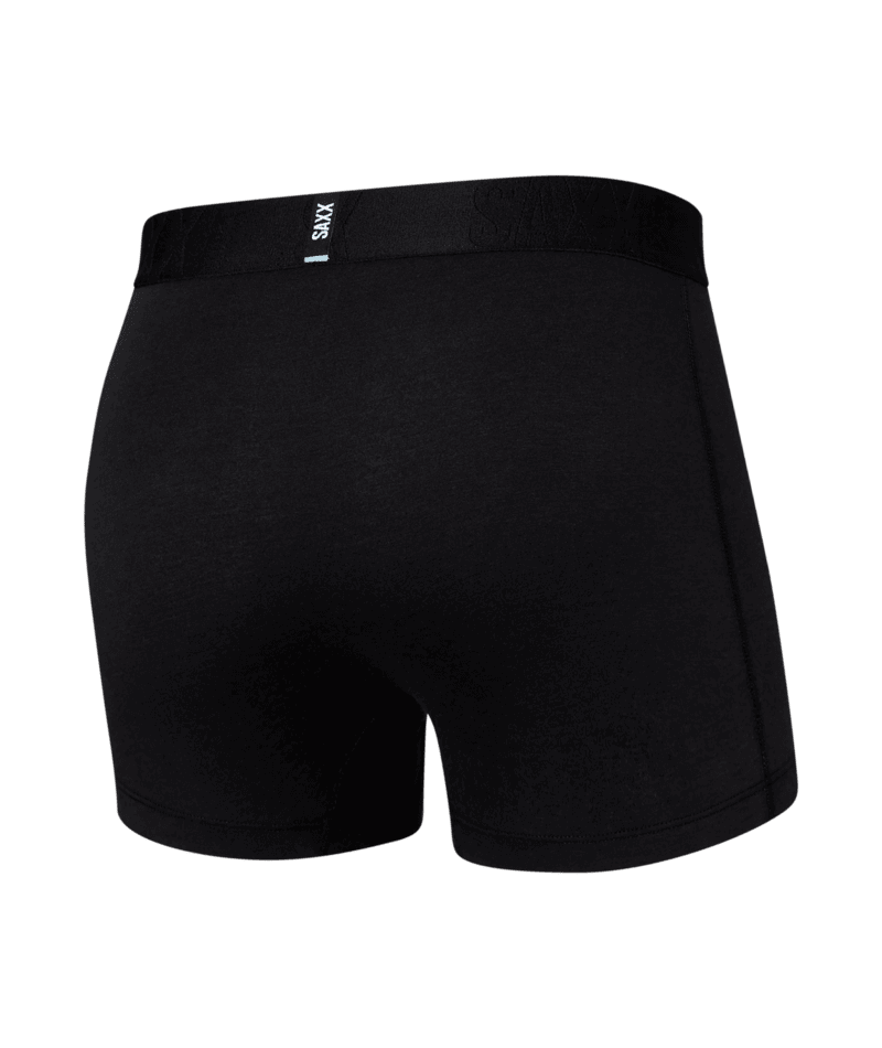 Saxx Underwear DropTemp™ Cooling Cotton 1 Pack Trunks - Black