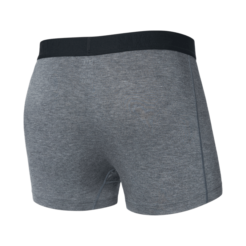 Saxx Underwear Vibe Xtra 1 Pack Soft Comfort Trunks - Dark Grey Heather