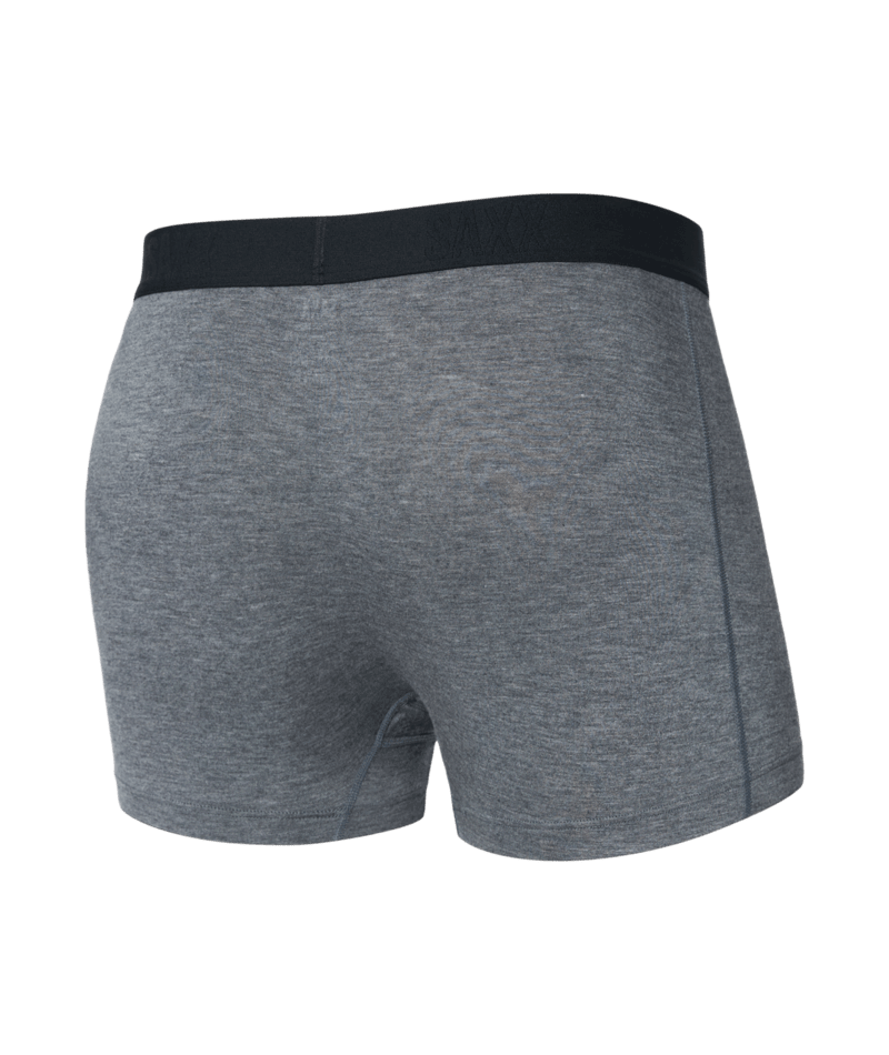 Saxx Underwear Vibe Xtra 1 Pack Soft Comfort Trunks - Dark Grey Heather