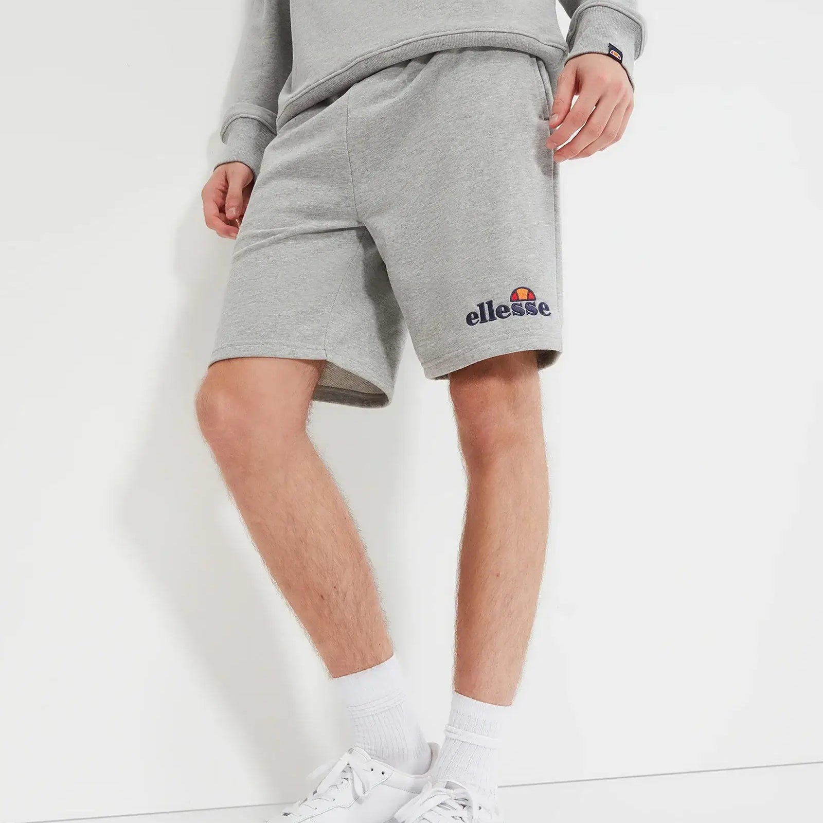 Ellesse Men's Silvan Fleece Shorts - Grey Marl