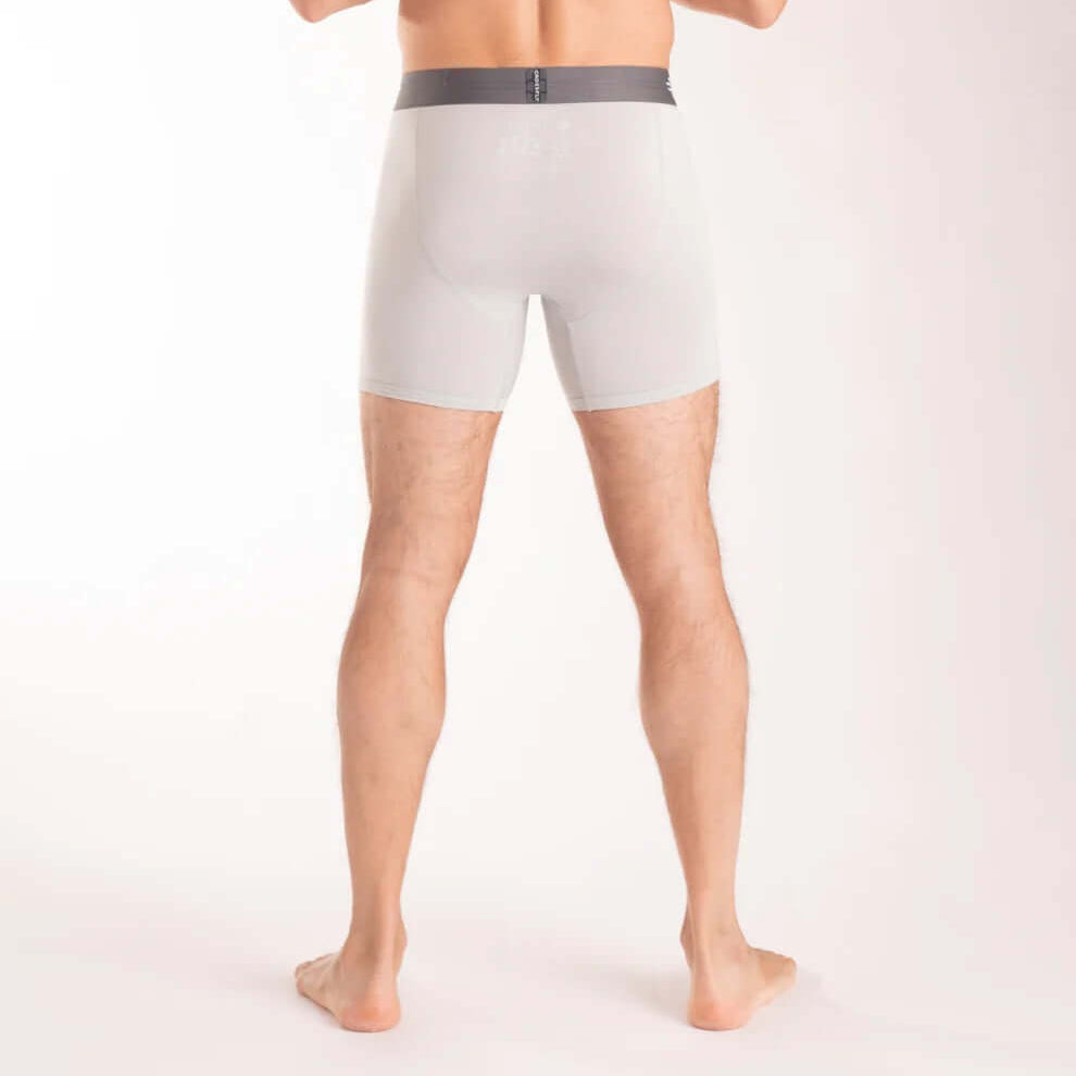 Crossfly IKON X Supersoft Modal Boxer Briefs - Silver/Charcoal