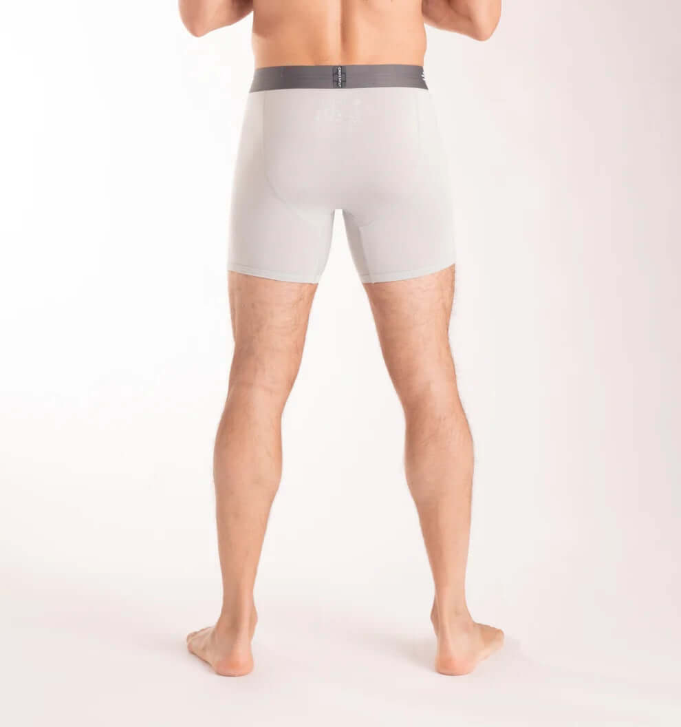 Crossfly IKON X Supersoft Modal Boxer Briefs - Silver/Charcoal