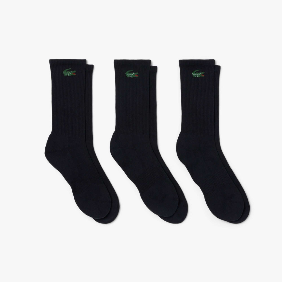 Lacoste 3-Pack Sport Socks - Black - alternate product view