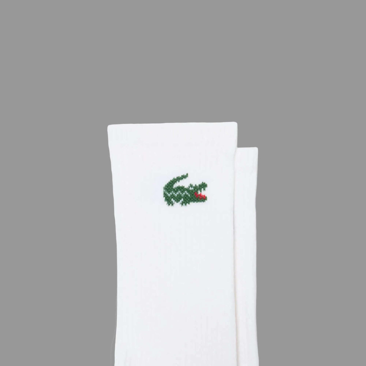Lacoste 6-Pack Sport Socks - White - crocodile logo detail
