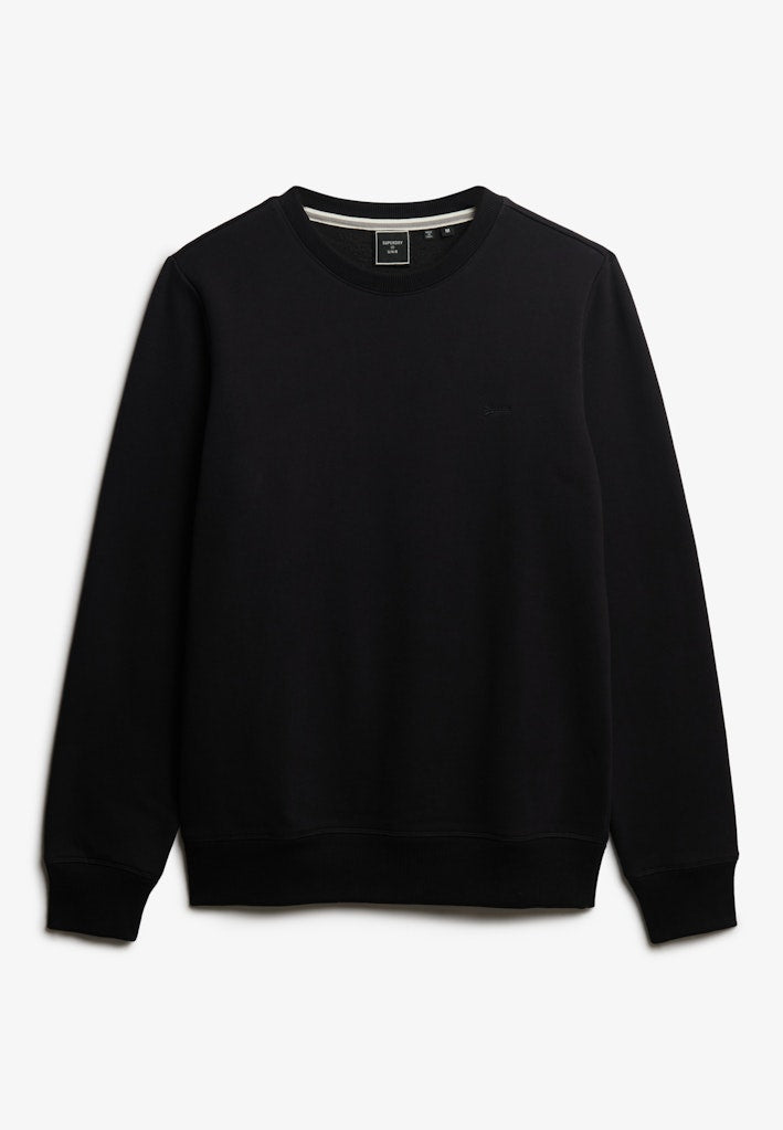 Superdry Vintage Logo Embroidered Crew Sweatshirt Black