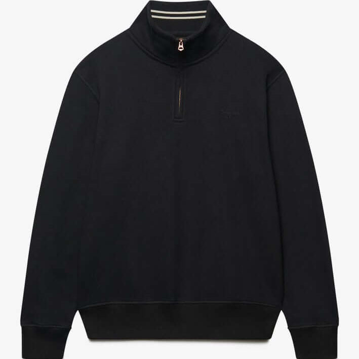 Superdry Essential Serif Logo Half Zip Sweatshirt