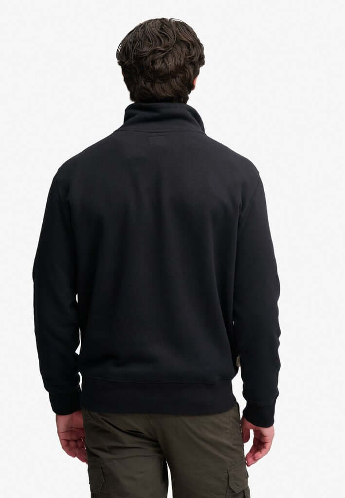 Superdry Essential Serif Logo Half Zip Sweatshirt