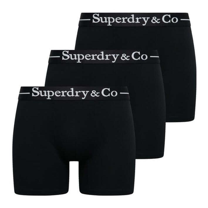 Superdry & Co Boxer Briefs Black flat back