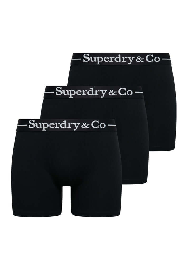 Superdry & Co Boxer Briefs Black flat back
