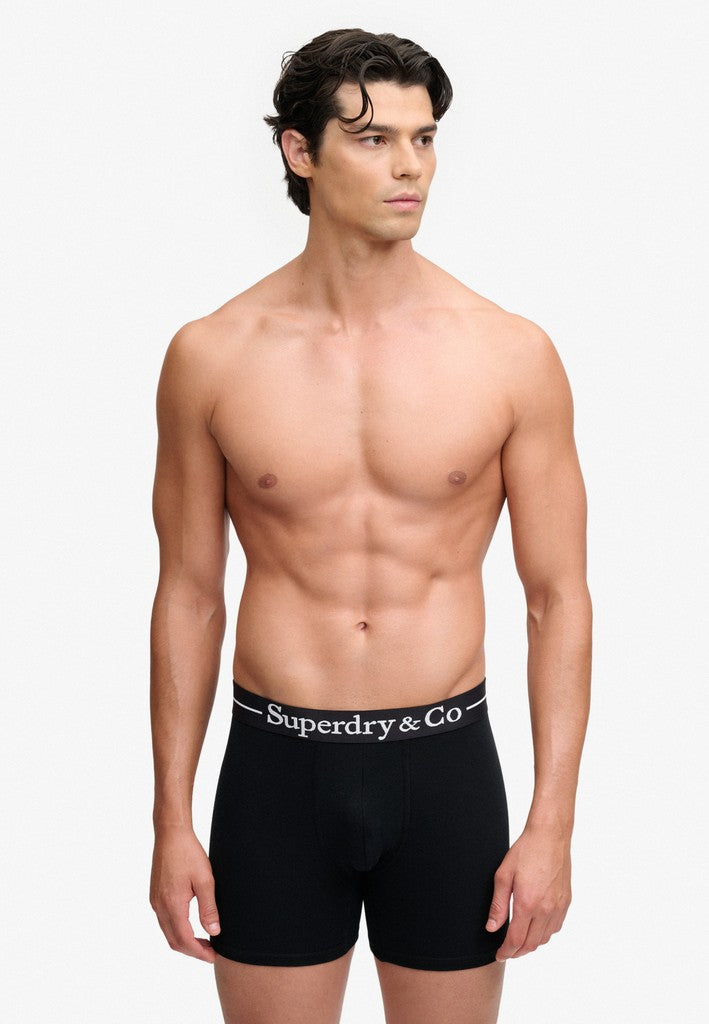 Superdry & Co Boxer Briefs Black model back