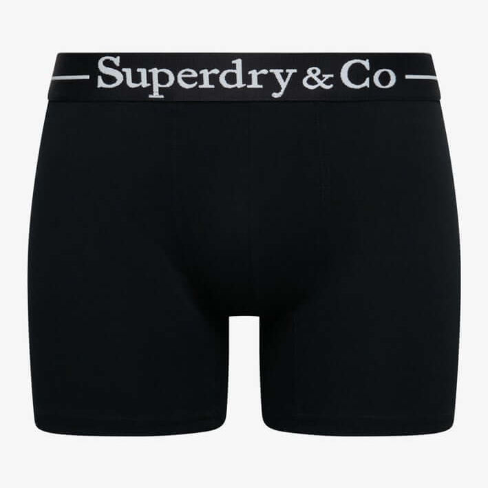 Superdry & Co Boxer Briefs Black front product view