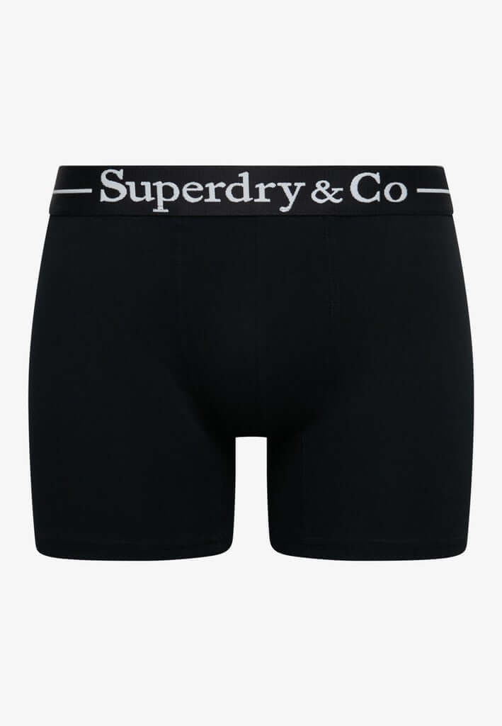 Superdry & Co Boxer Briefs Black front product view