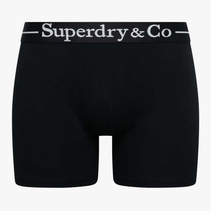 Superdry & Co Boxer Briefs Black flat front