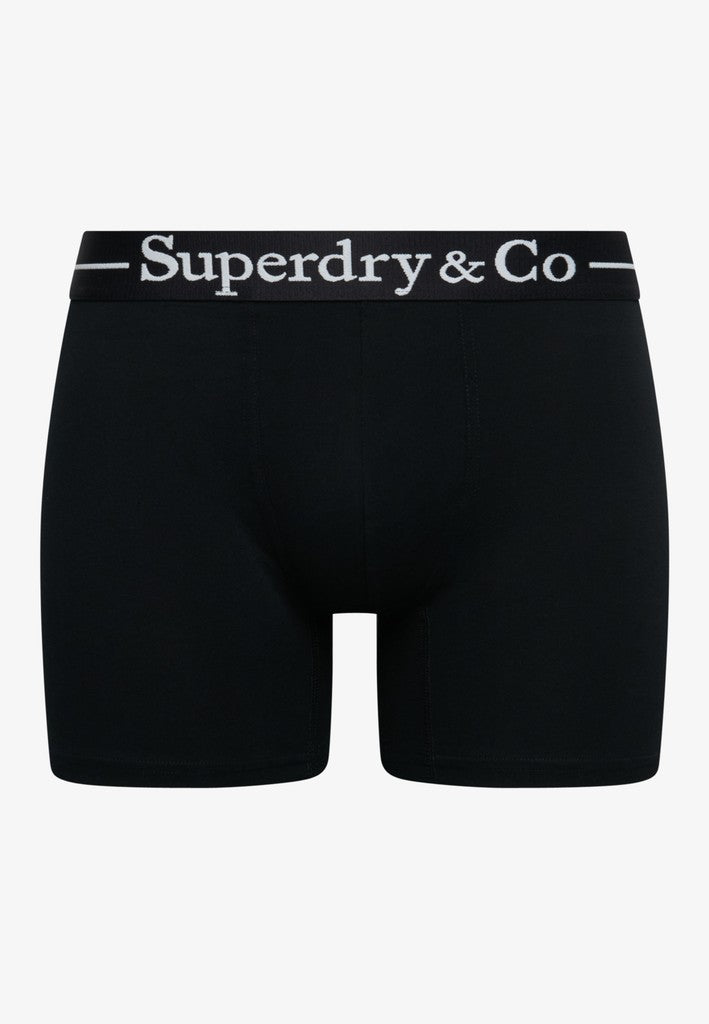 Superdry & Co Boxer Briefs Black flat front