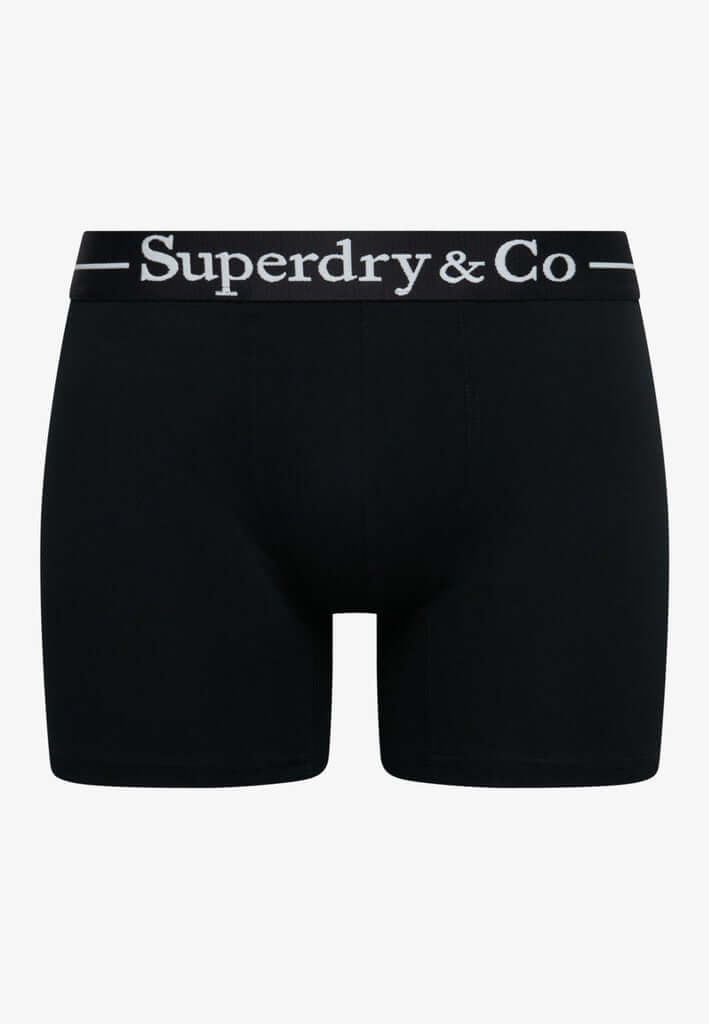 Superdry & Co Boxer Briefs Black flat front