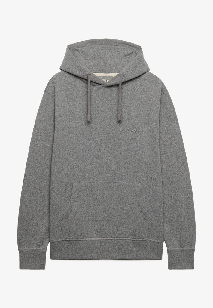 Superdry Essential SD Co Logo Hoodie Dark Vintage Grey Marl