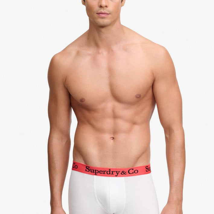 Superdry & Co 3-Pack Trunks Black/Charcoal/Optic