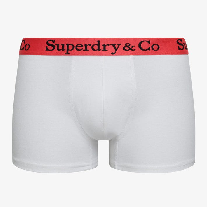 Superdry & Co 3-Pack Trunks Black/Charcoal/Optic