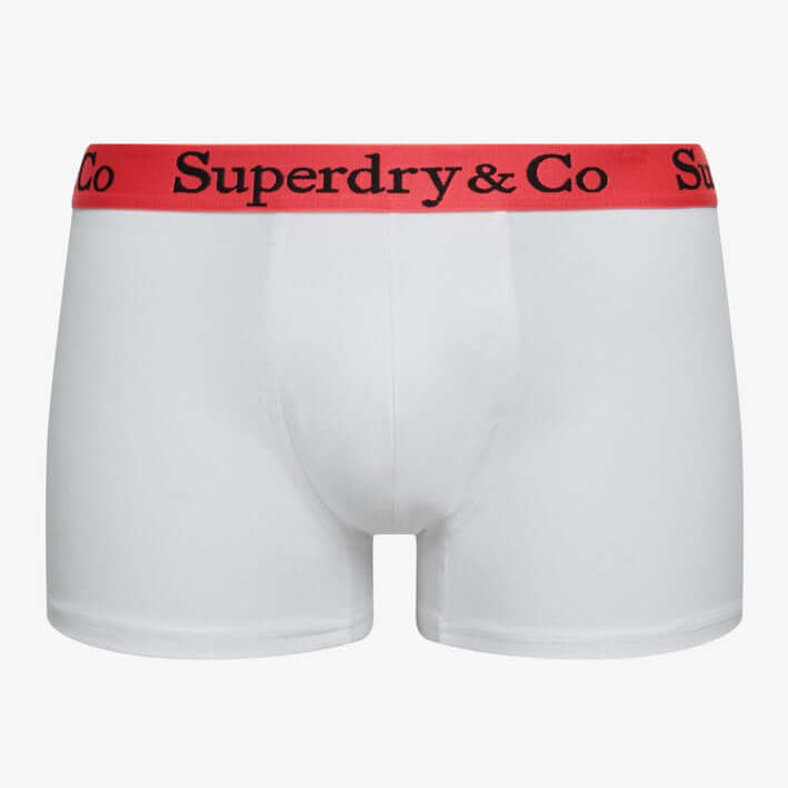 Superdry & Co 3-Pack Trunks Black/Charcoal/Optic