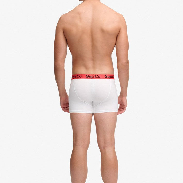 Superdry & Co 3-Pack Trunks Black/Charcoal/Optic