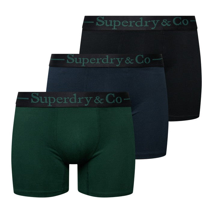 Superdry & Co Seasonal Boxer Briefs Black/Navy/Enamel Green