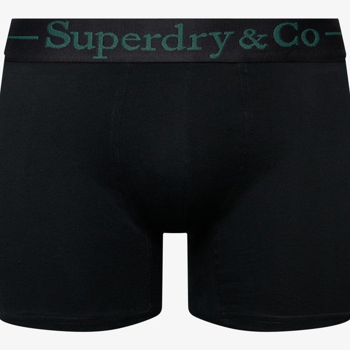 Superdry & Co Seasonal Boxer Briefs Black/Navy/Enamel Green