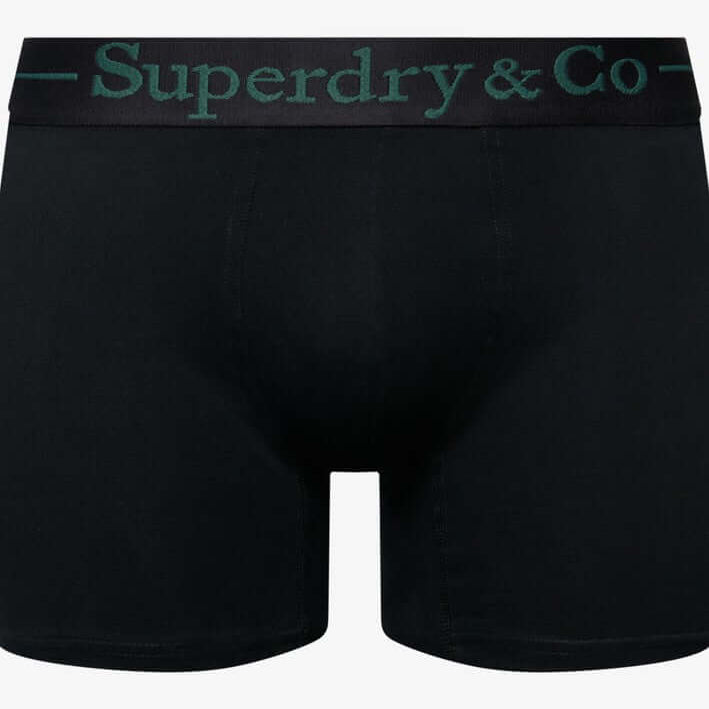 Superdry & Co Seasonal Boxer Briefs Black/Navy/Enamel Green